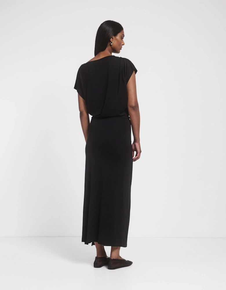 Gabriel Jersey Dress in Black