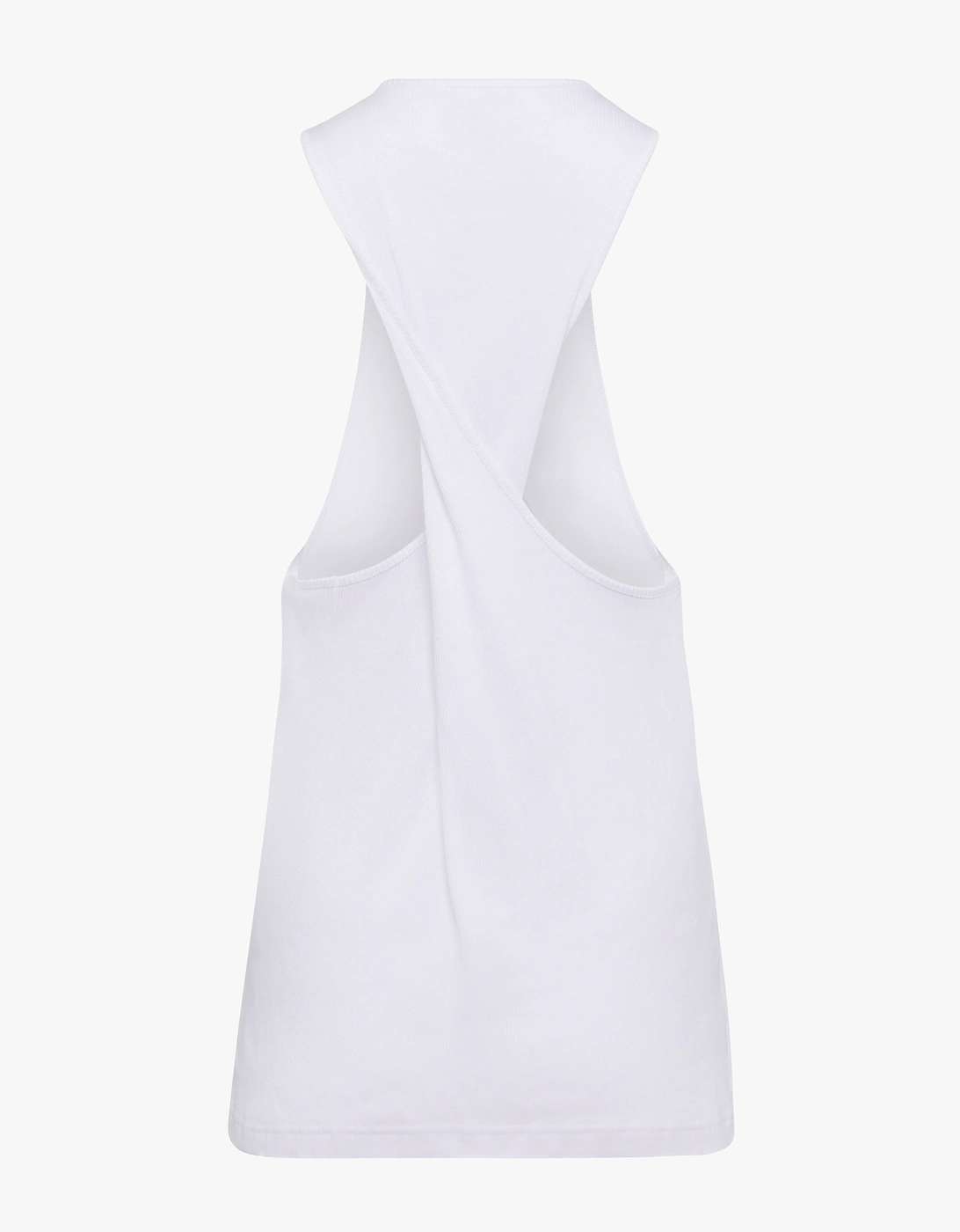 Gato Open Back Tank in White