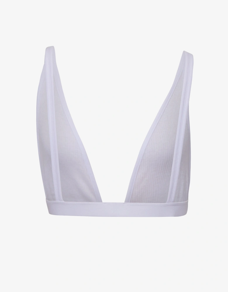 Marilyn Classic Rib Bra in White