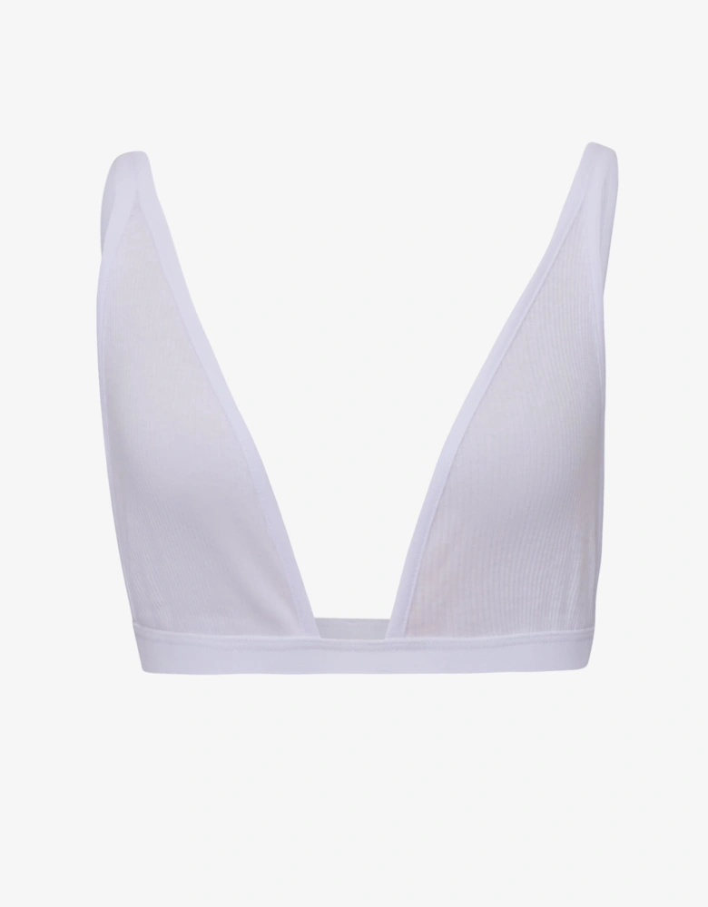 Marilyn Classic Rib Bra in White