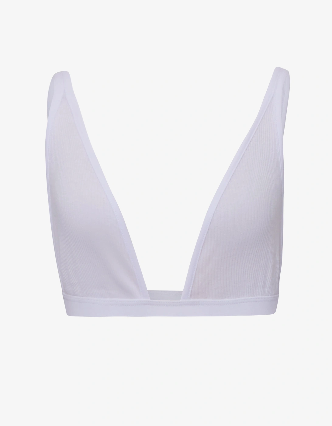 Marilyn Classic Rib Bra in White