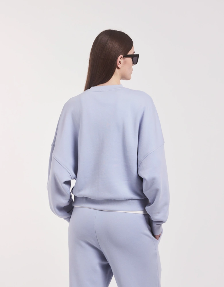 Signature Oversized Sweatshirt in Sky