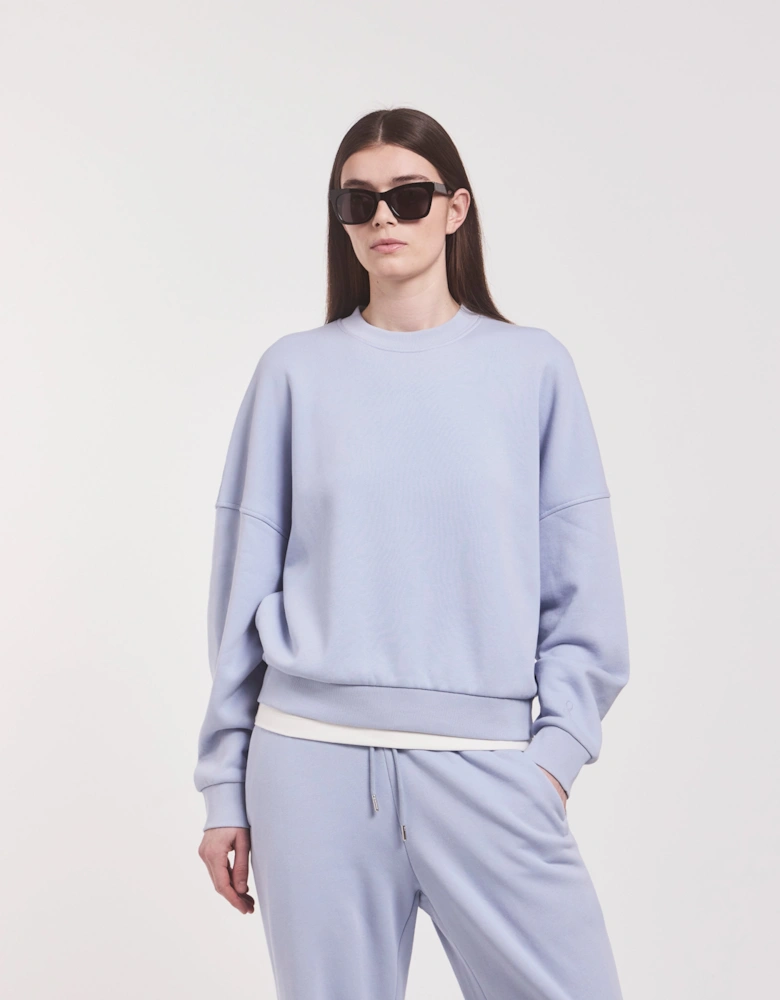 Signature Oversized Sweatshirt in Sky