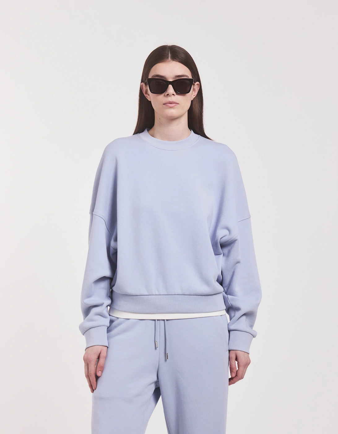 Signature Oversized Sweatshirt in Sky, 7 of 6
