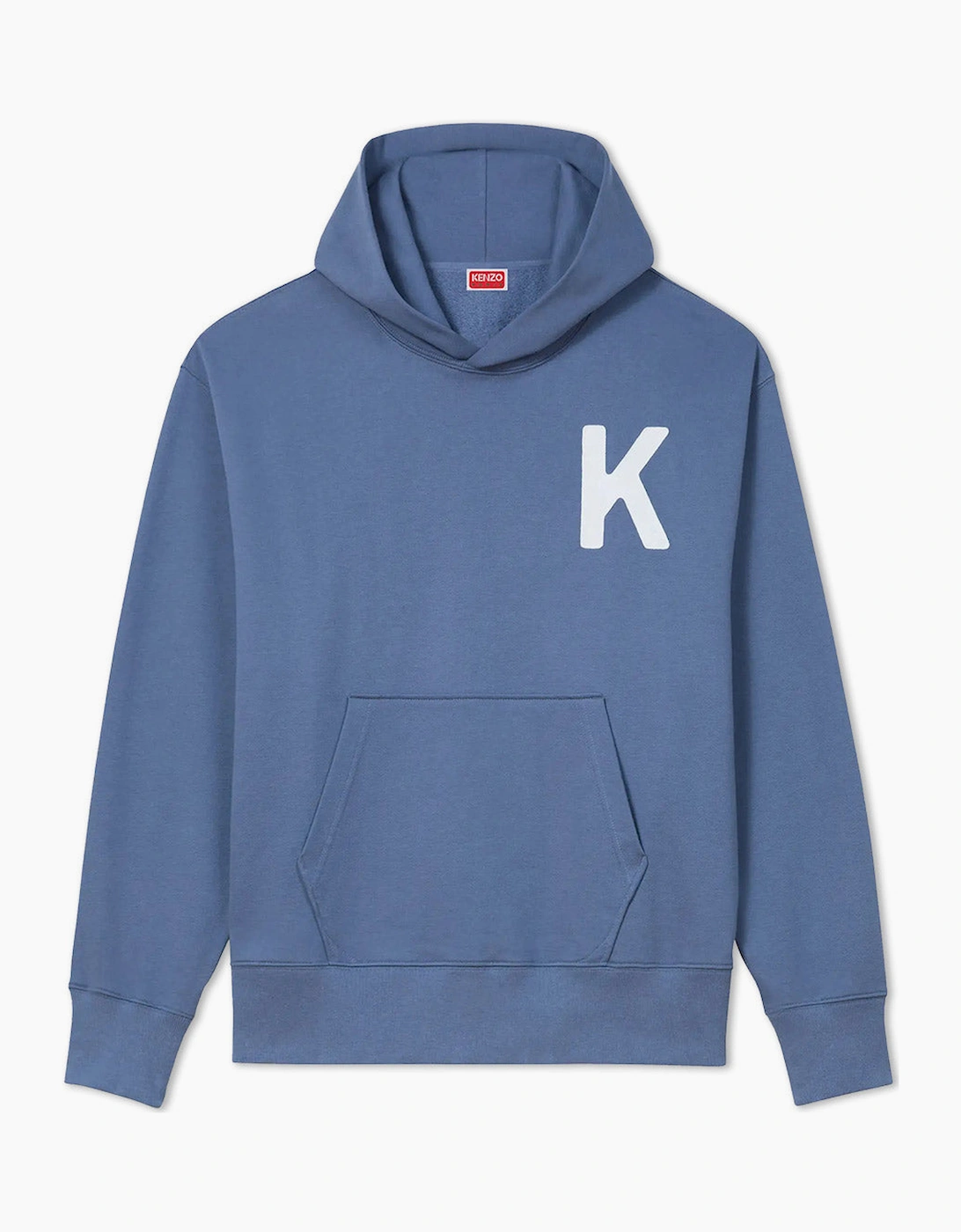 Kenzo Men's Blue Light Lucky Tiger Oversize Pullover Hood  38 M