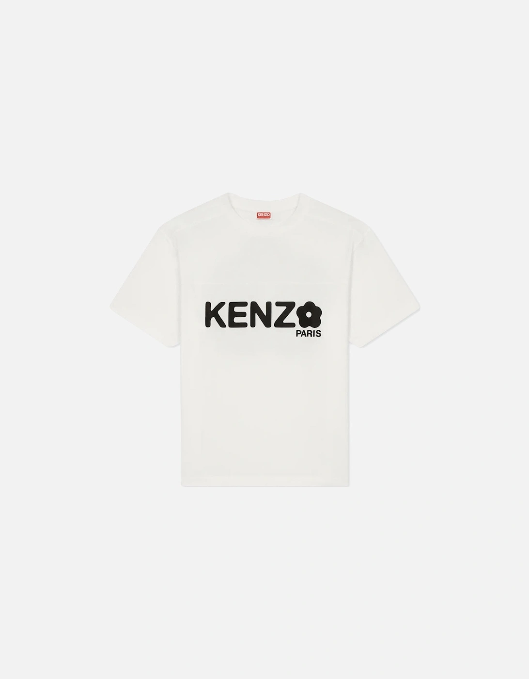 Men's White Oversize Boke Flower 2.0 Logo T-Shirt, 6 of 5