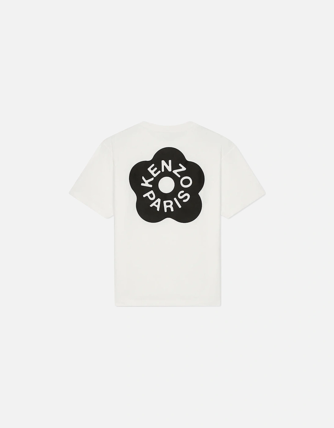 Men's White Oversize Boke Flower 2.0 Logo T-Shirt