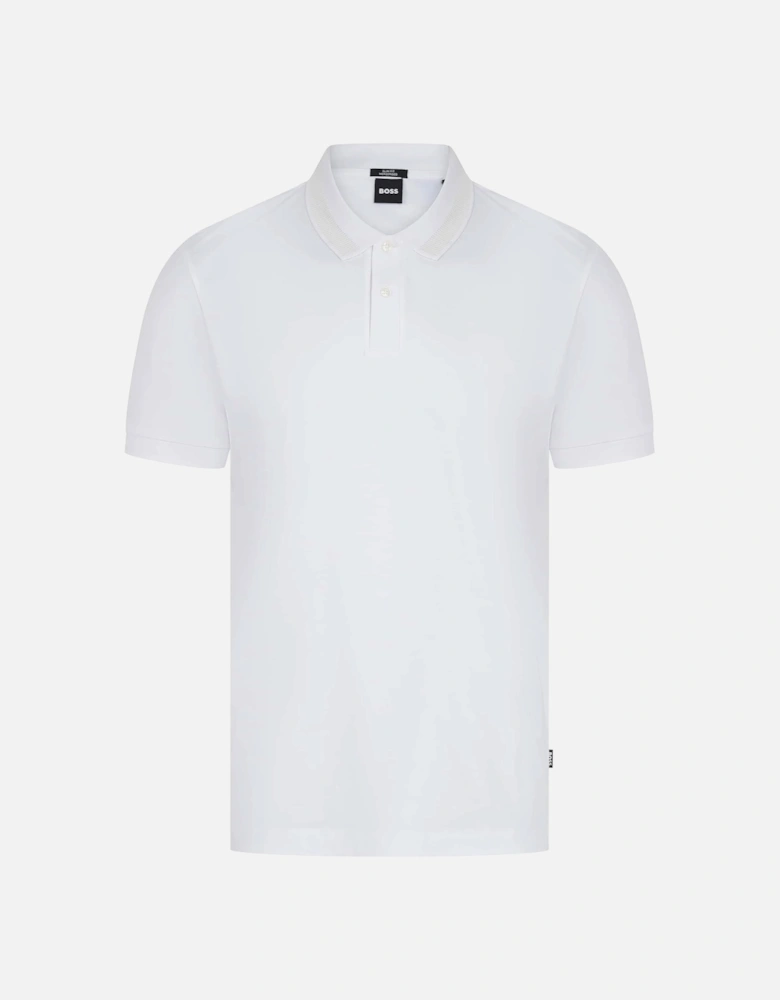 Boss Black H-Phillipson Polo Shirt White