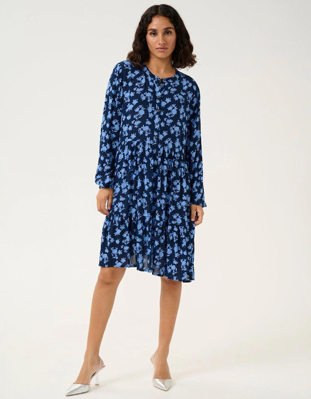 Evity Amber Dress - Blue, 2 of 1
