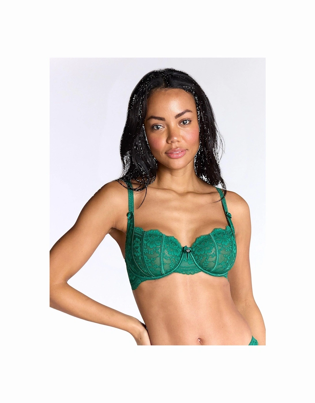 Jasmine Balconette Bra - Green, 2 of 1