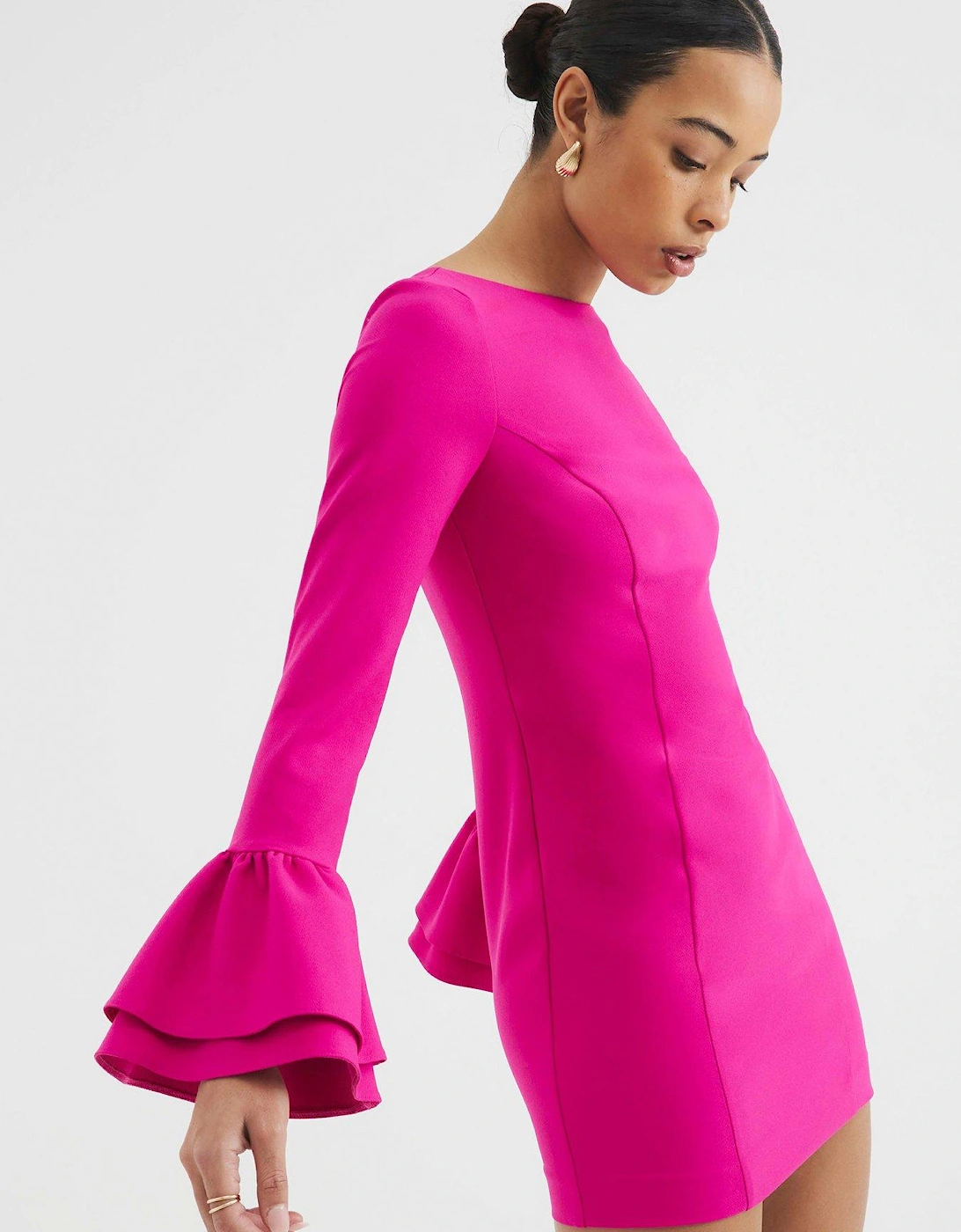 Embellished Mini Dress - Pink, 2 of 1