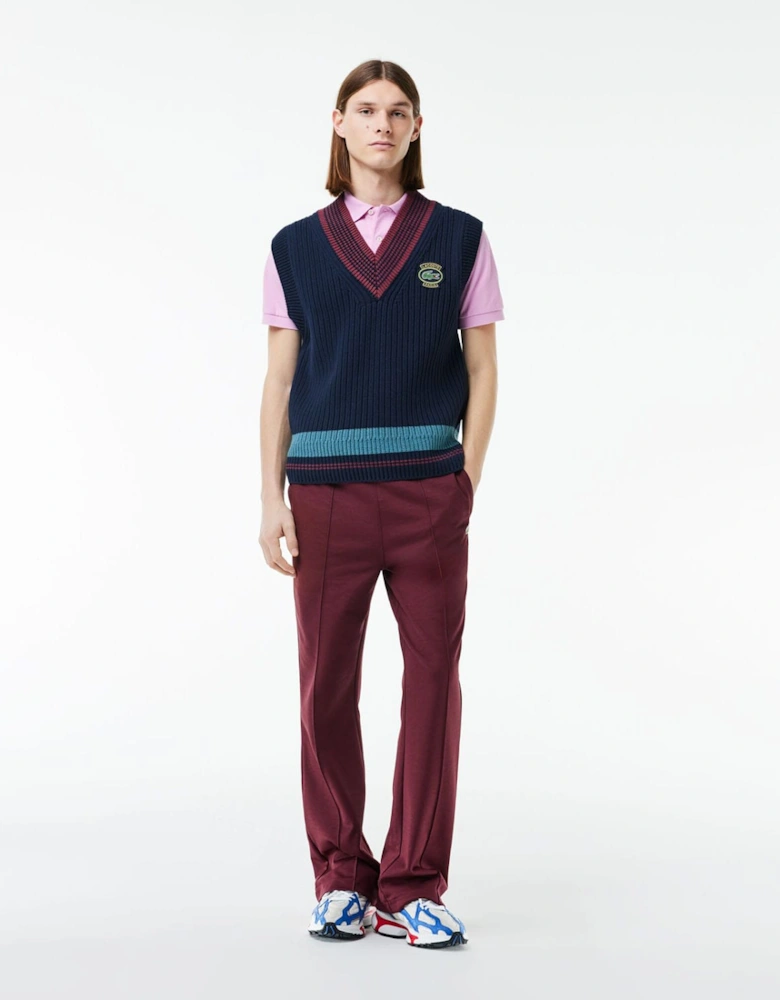 Heavy Cotton Badge Accent Tennis Sweatshirt