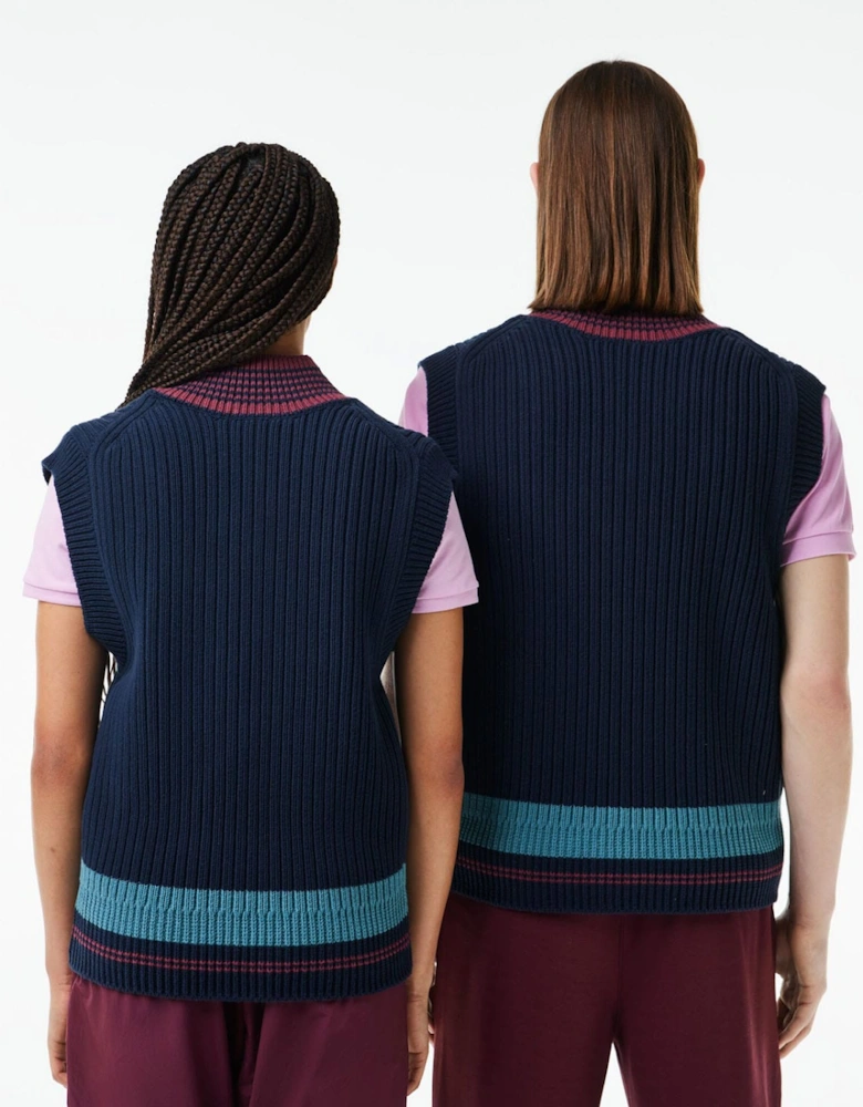 Heavy Cotton Badge Accent Tennis Sweatshirt