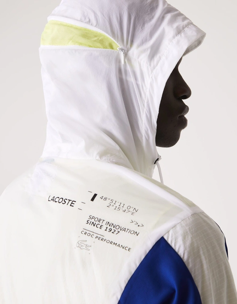 Colour-Block Windbreaker Jacket