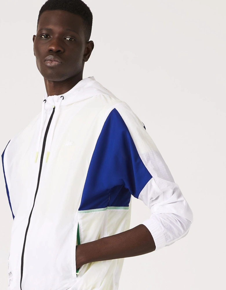 Colour-Block Windbreaker Jacket
