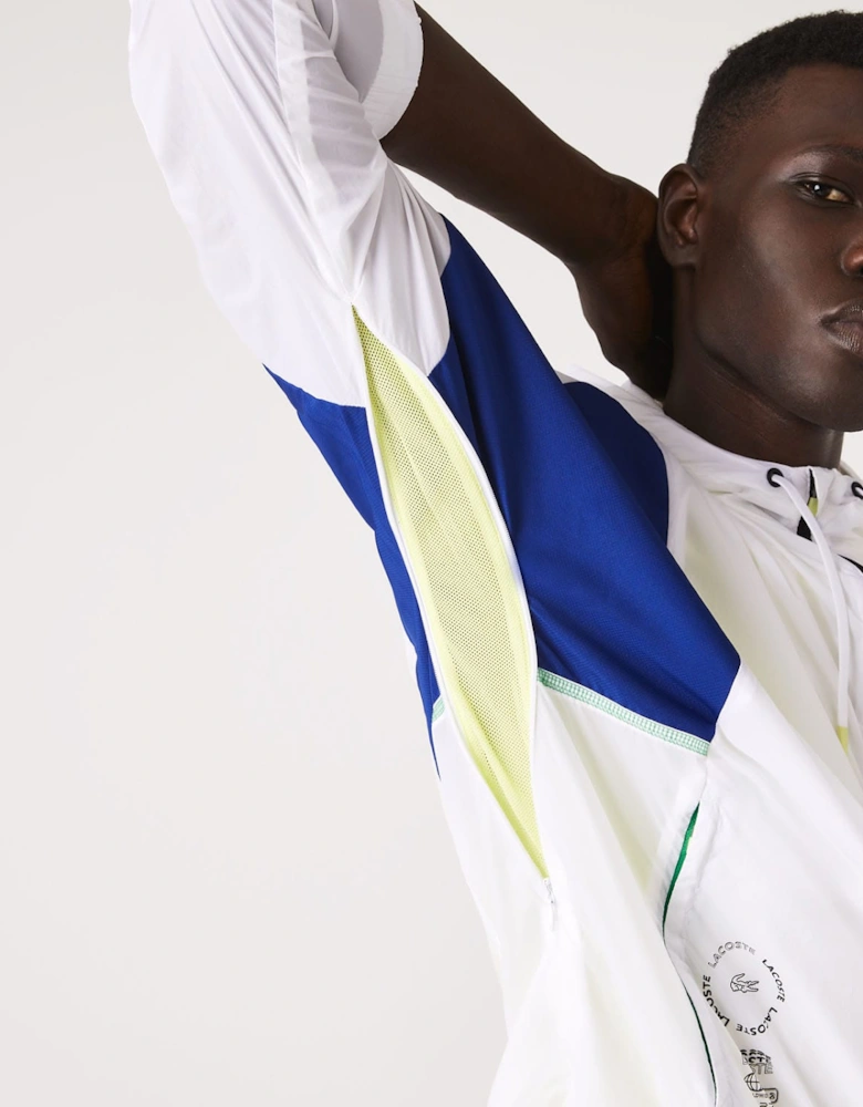 Colour-Block Windbreaker Jacket