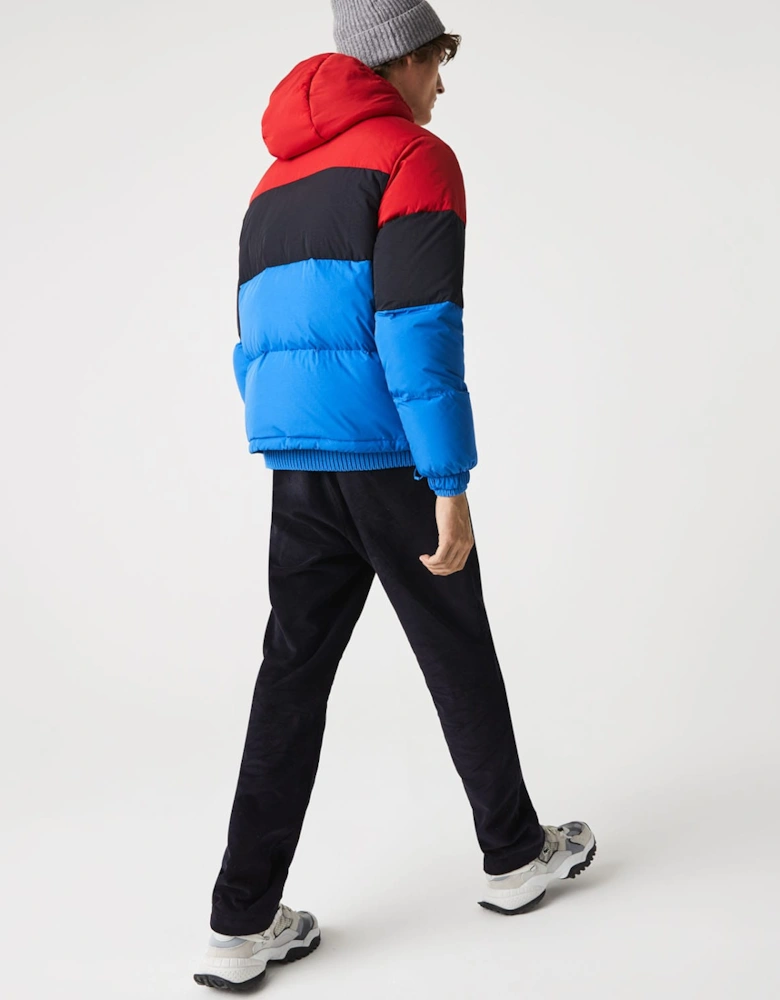 Mens Lightweight Water-Resistant Puffer Jacket