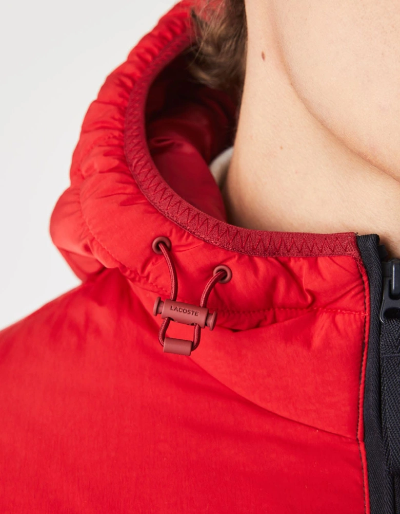 Mens Lightweight Water-Resistant Puffer Jacket