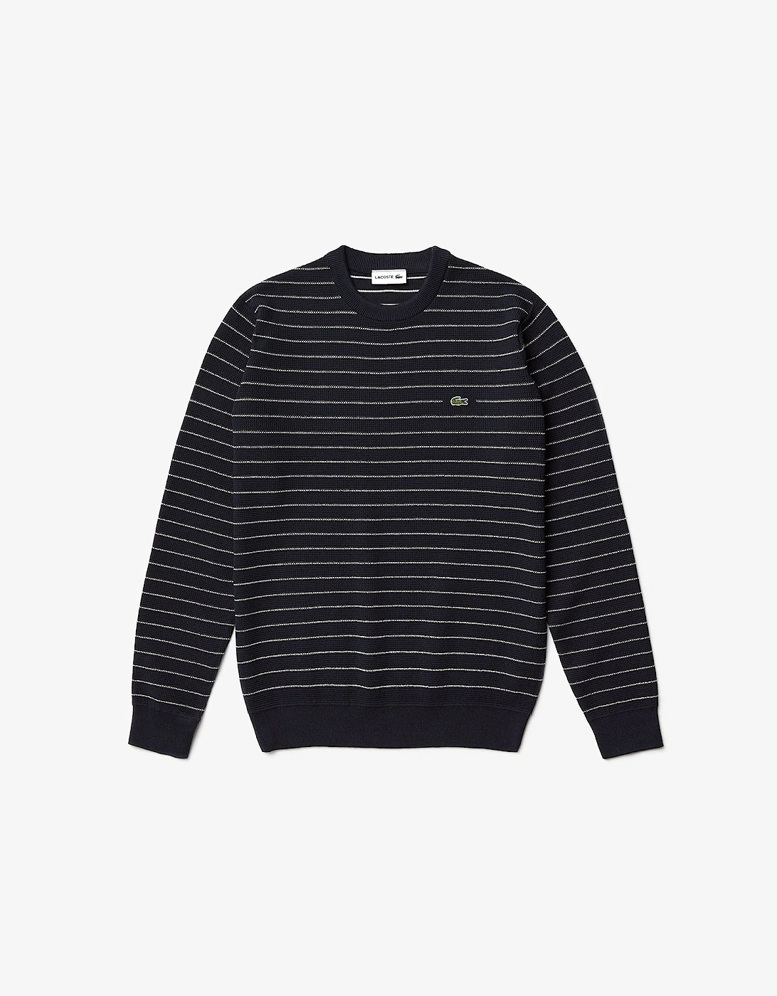 Striped Textured Cotton Sweatshirt, 7 of 6