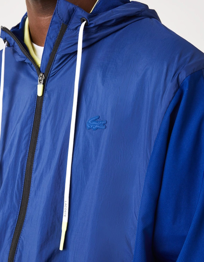 Colour-Block Windbreaker Jacket