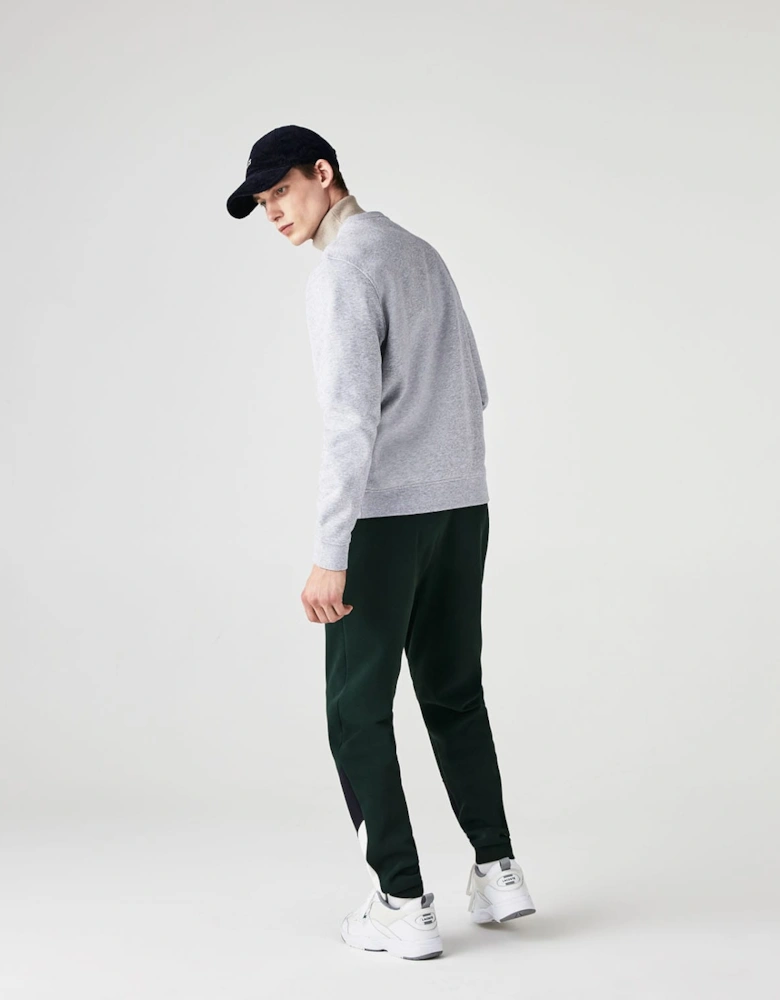 Mens Cotton Blend Fleece Sweatshirt - Mens Sport Cotton Blend Fleece Sweatshirt