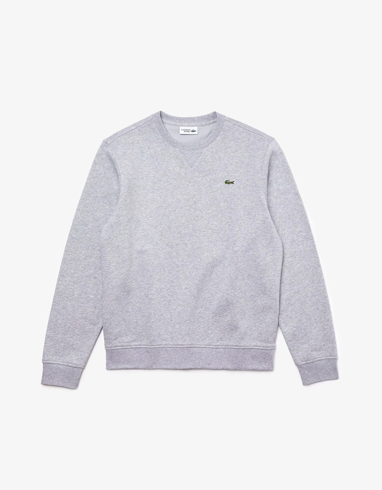 Mens Cotton Blend Fleece Sweatshirt - Mens Sport Cotton Blend Fleece Sweatshirt