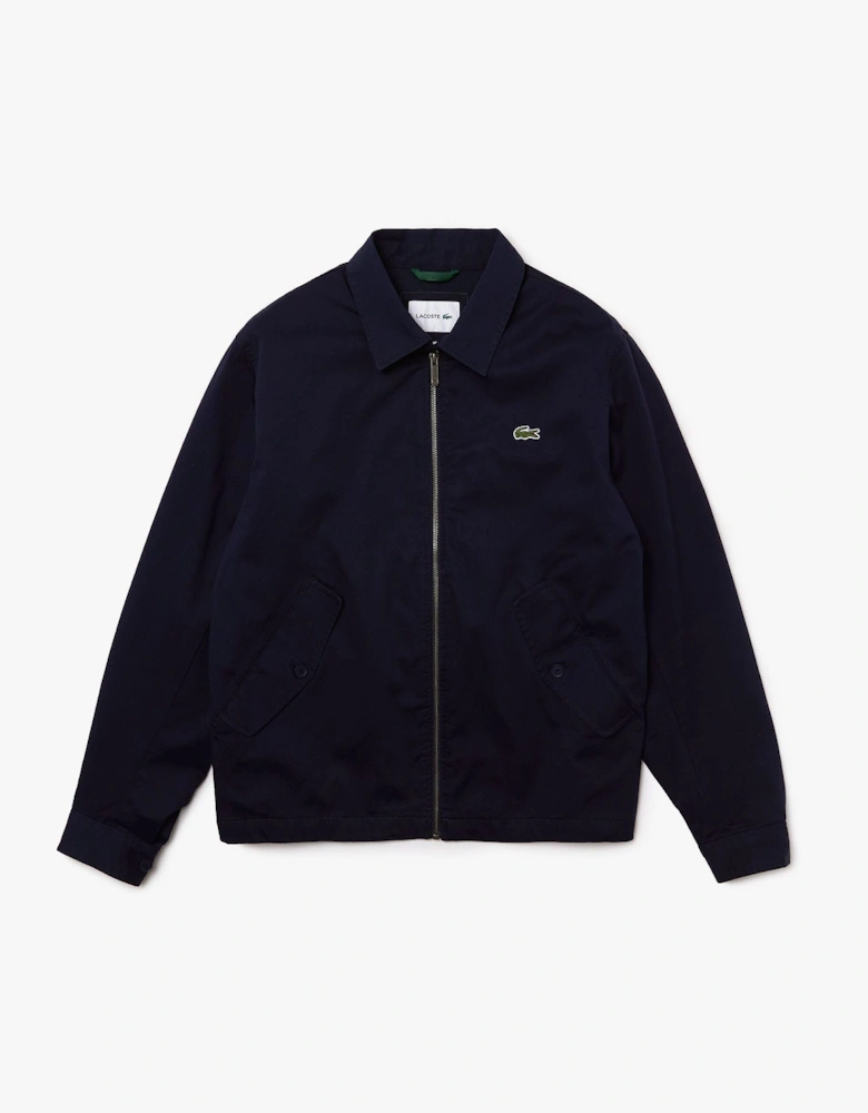 Gabardine Zip-Up Jacket