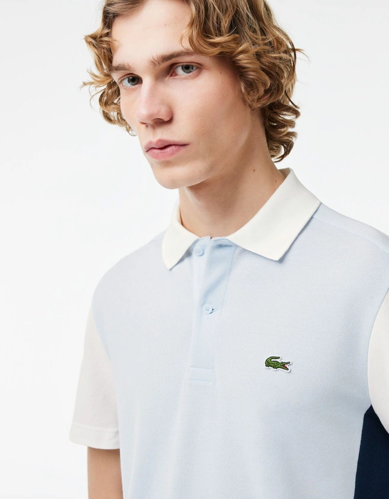 Regular Fit Colour-Block Polo Shirt