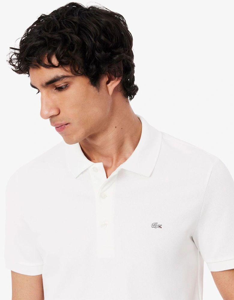 Slim Fit Stretch Mini Piqué Polo Shirt