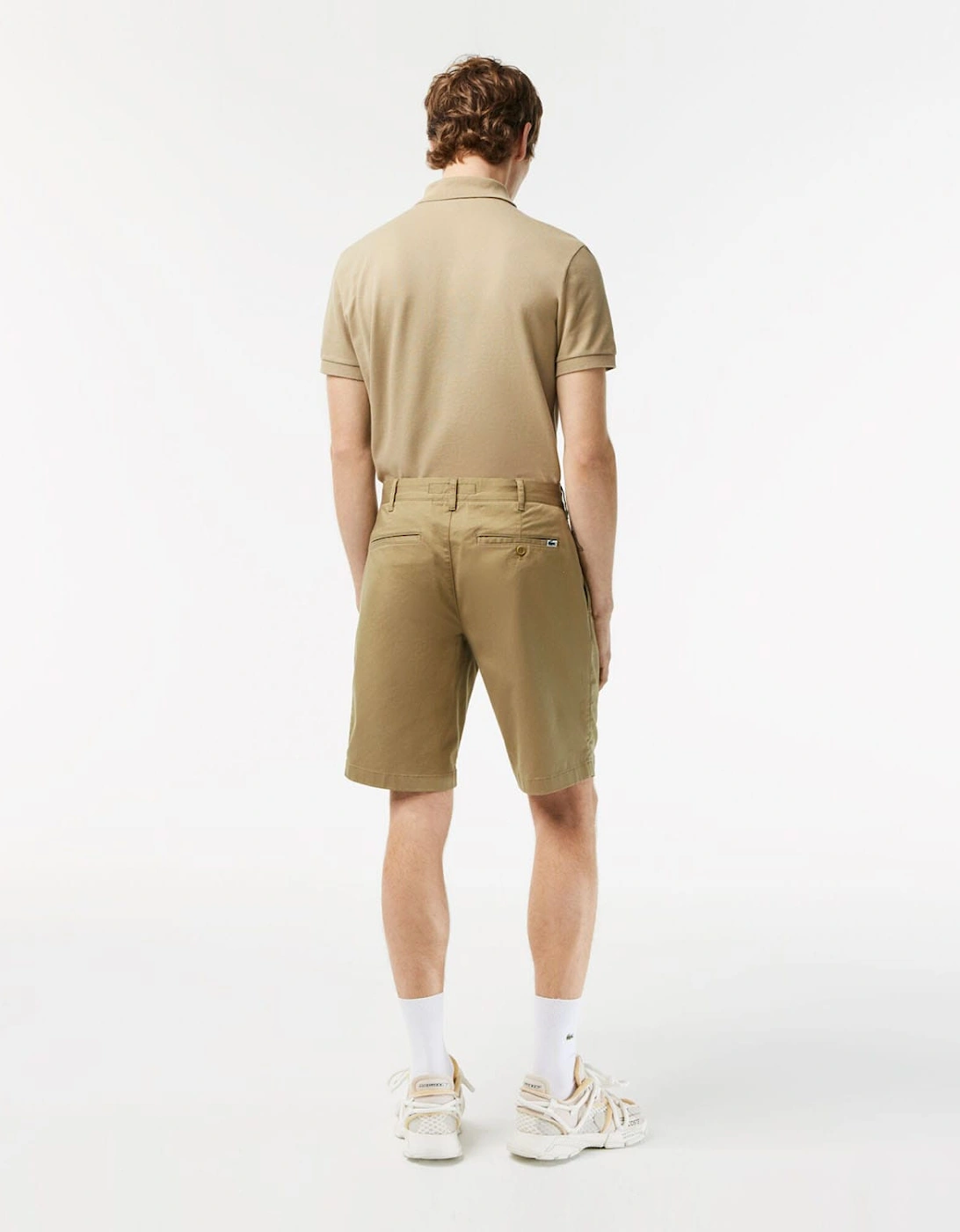 Slim Fit Stretch Cotton Shorts
