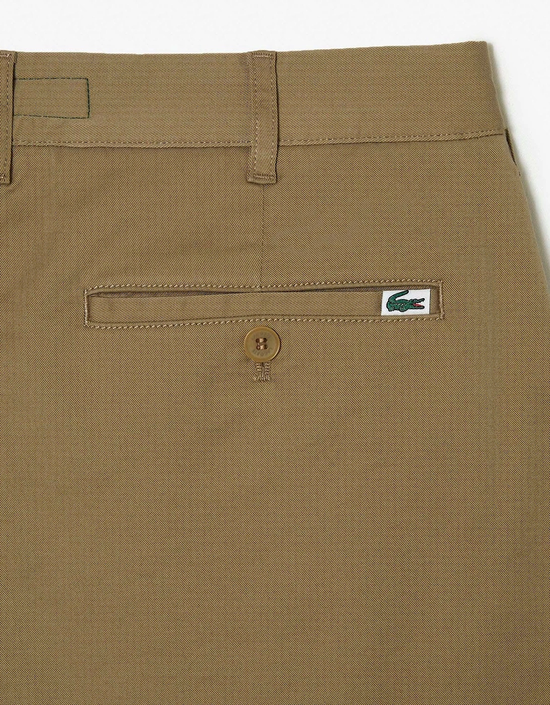 Slim Fit Stretch Cotton Shorts