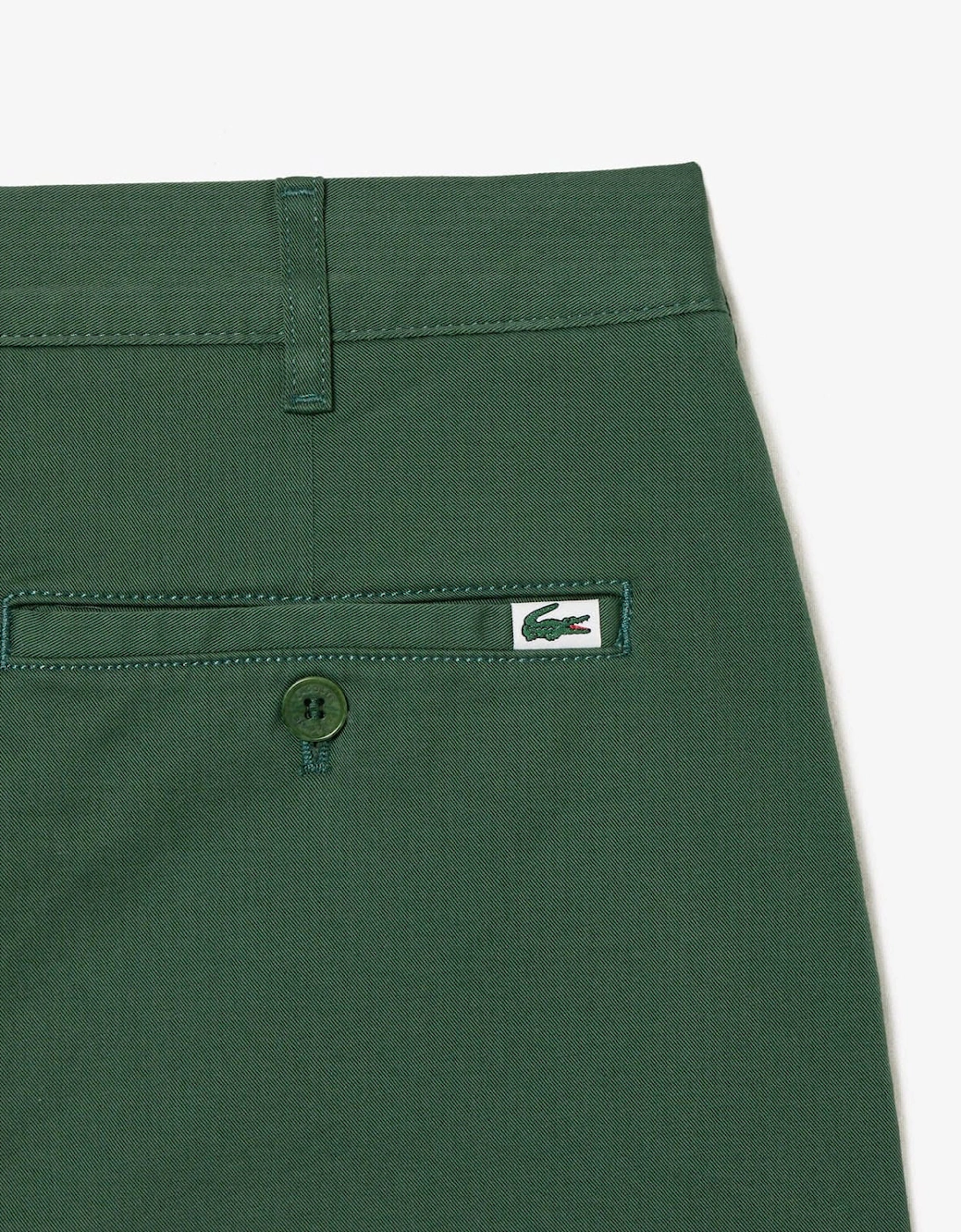 Slim Fit Stretch Cotton Shorts
