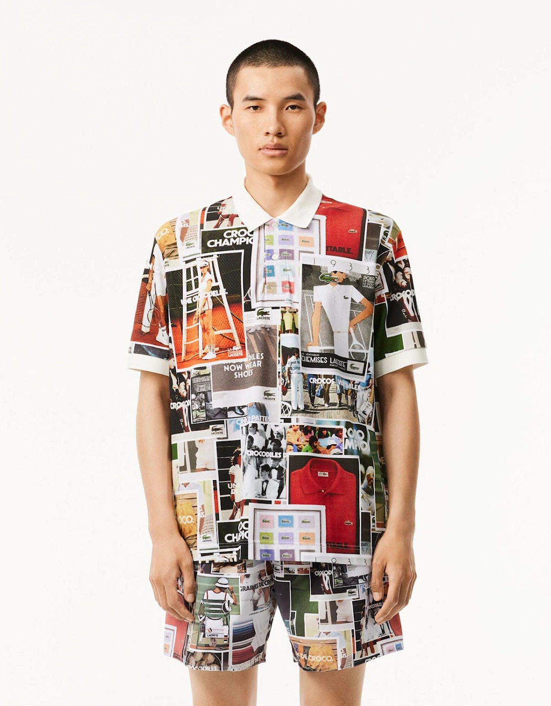 Loose Fit L.12.12 Printed Polo Shirt, 7 of 6