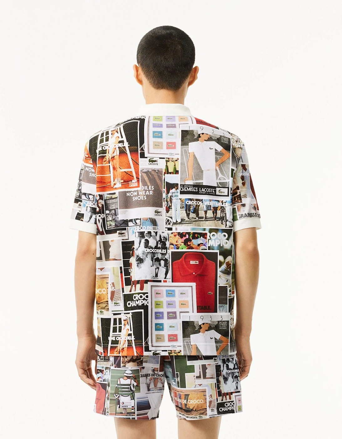 Loose Fit L.12.12 Printed Polo Shirt