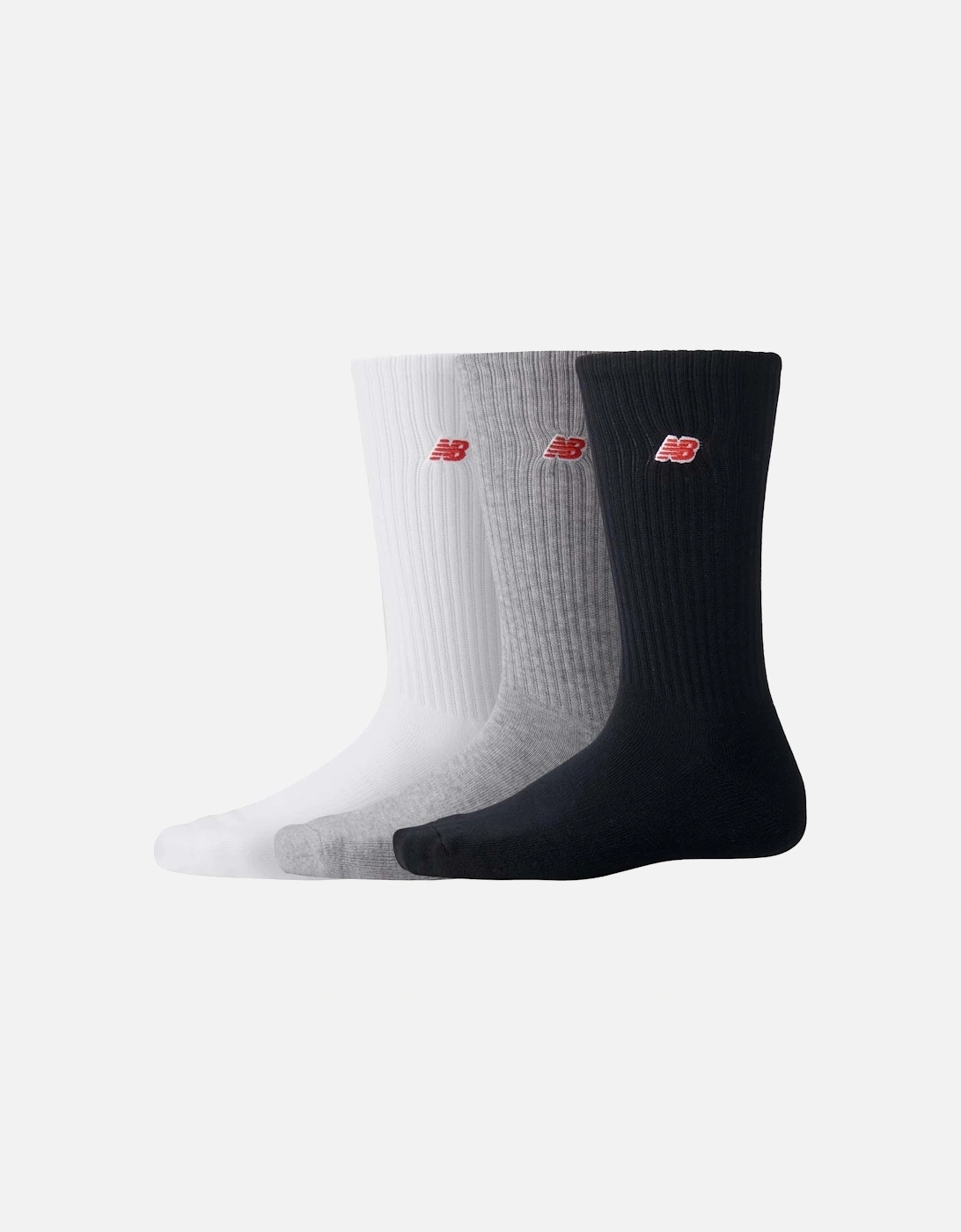3 Pack Patch Logo Crew Socks, 3 of 2