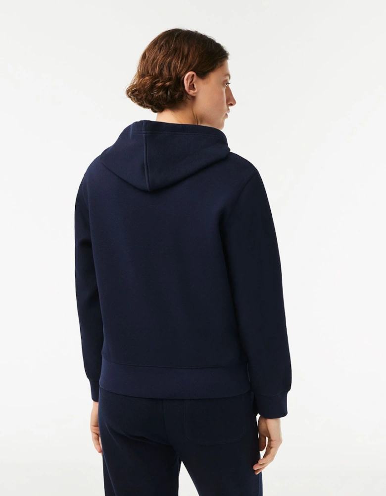 Loose Fit Cotton Blend Hoodie