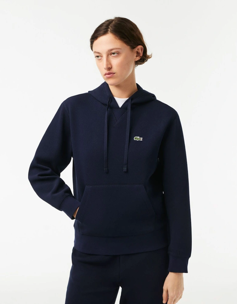 Loose Fit Cotton Blend Hoodie