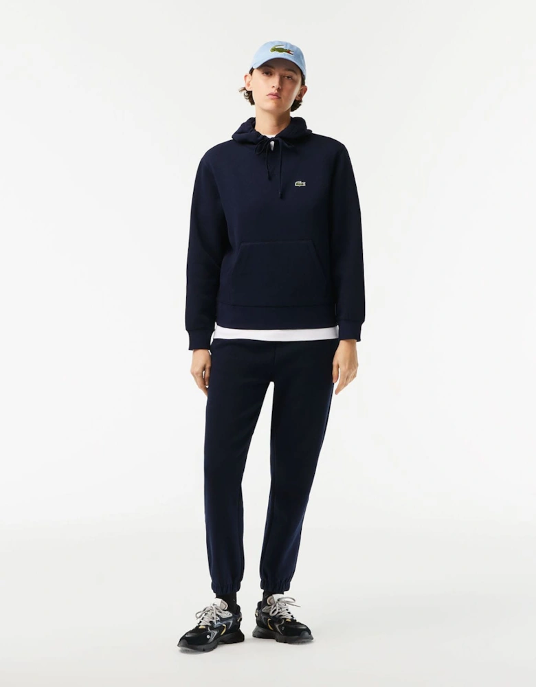 Loose Fit Cotton Blend Hoodie