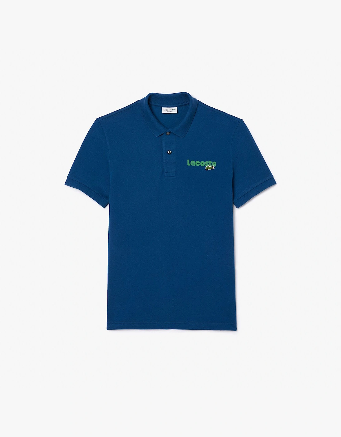 Lacoste Men's Blue Regular Fit L.12.12 Washed Effect Polo Shirt  36 S