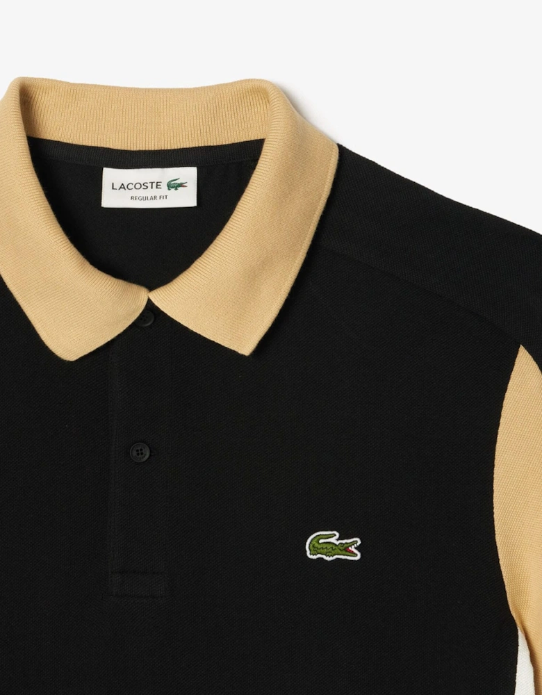 Regular Fit Colour-Block Polo Shirt