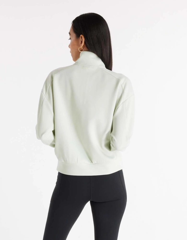 Tech Knit Oversized 1/4 Zip Top