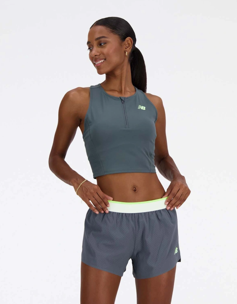 Sleek Race Day Fitted Tank Top