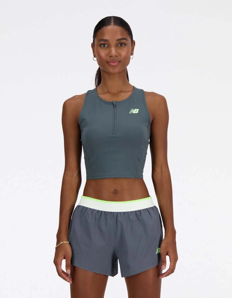 Sleek Race Day Fitted Tank Top