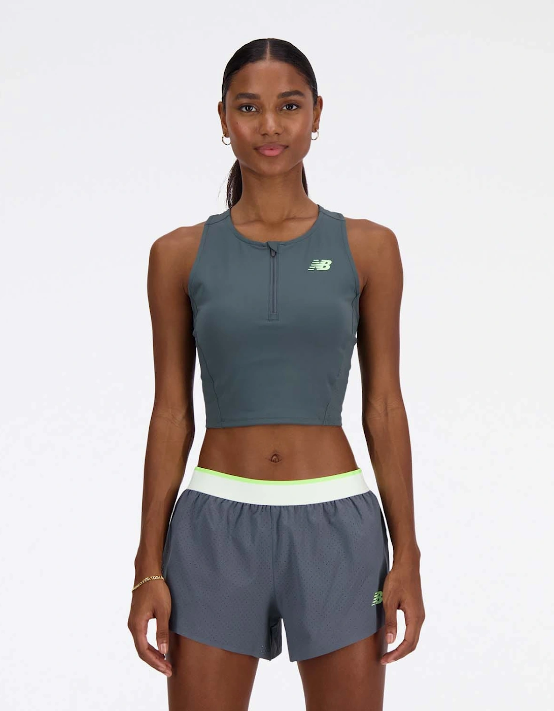 Sleek Race Day Fitted Tank Top