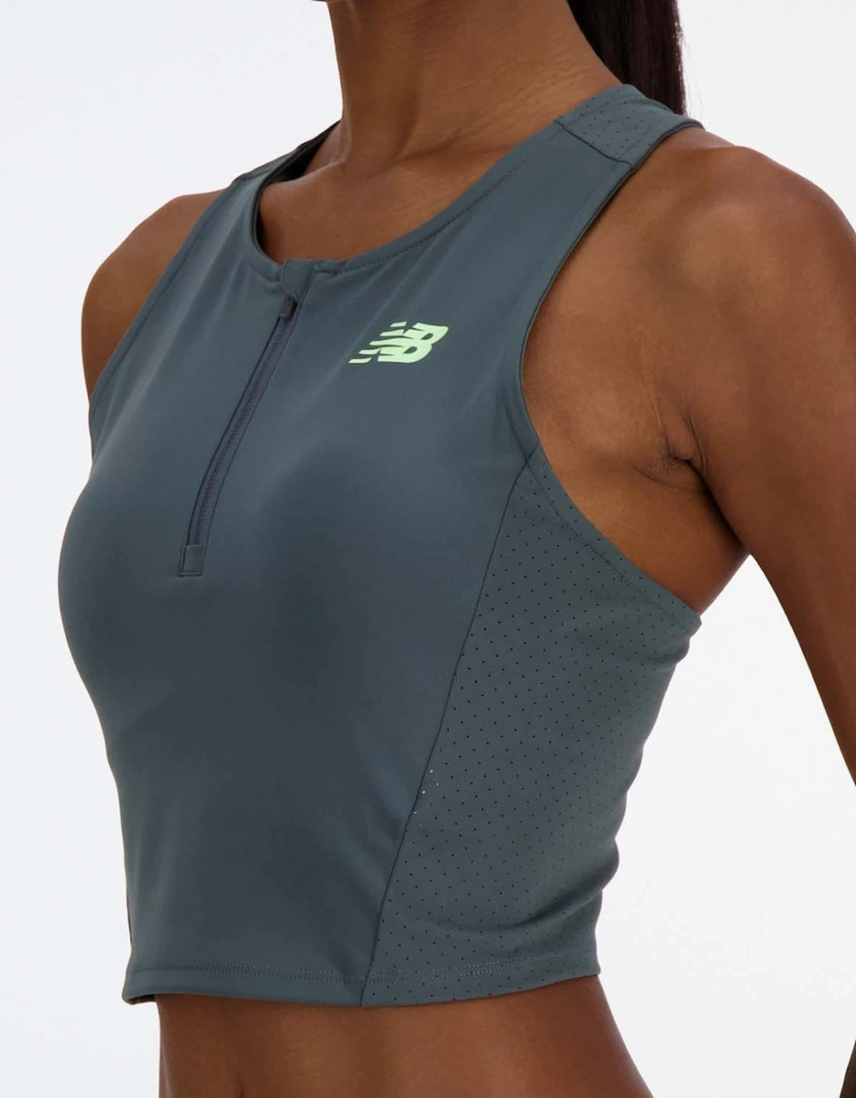 Sleek Race Day Fitted Tank Top