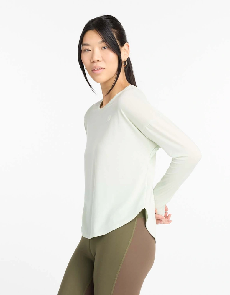 Drapey Jersey Long Sleeve T-Shirt