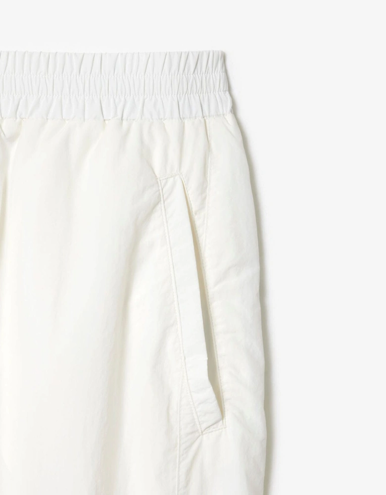 Wide Leg Nylon Track Pants