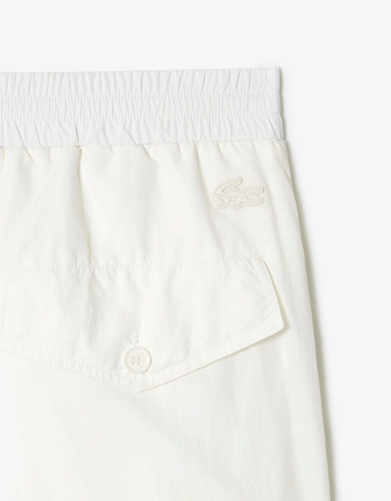 Wide Leg Nylon Track Pants