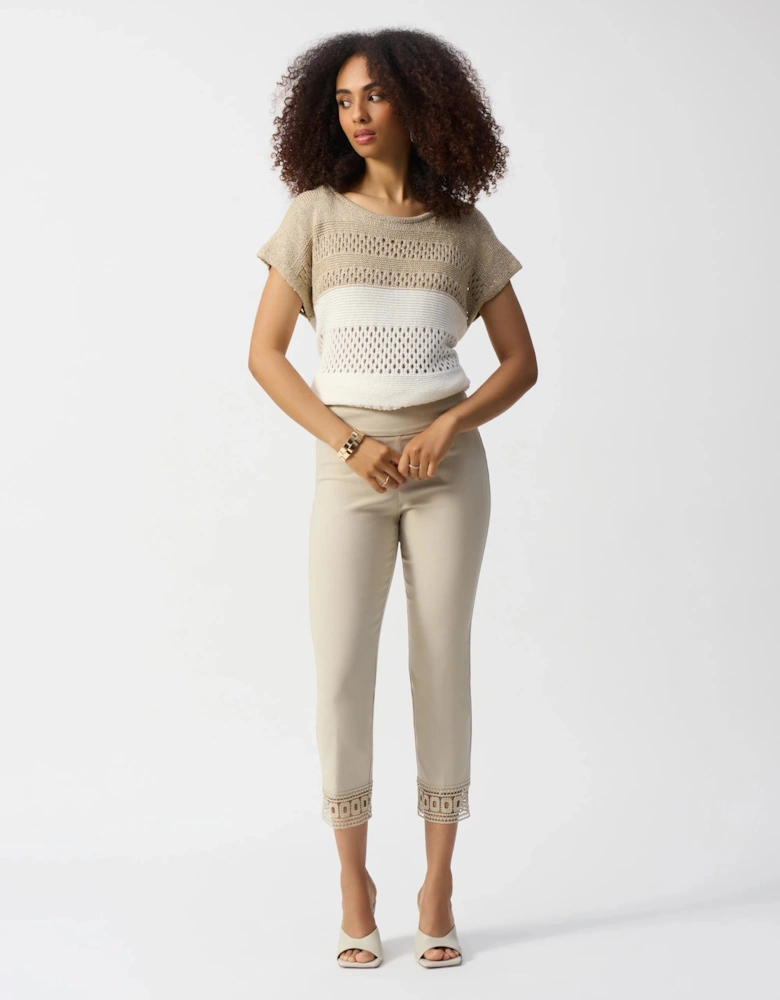 Millennium cropped pull on pants
