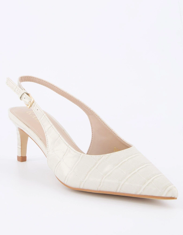 Ravish Shoes - Beige Croc